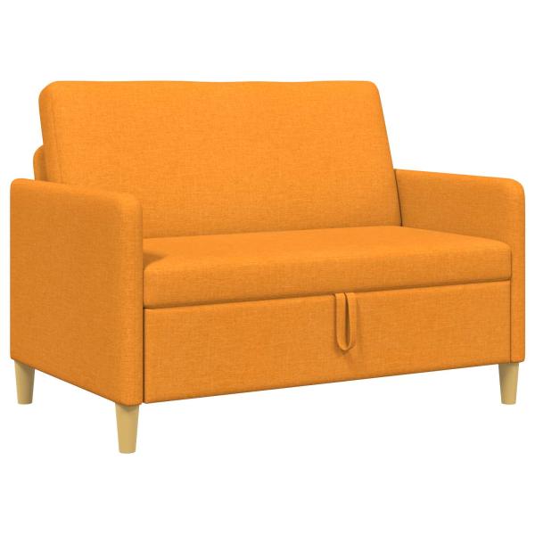 Sofa mit Stauraum Dunkelgelb 122 x 78 x 87 cm Polyester