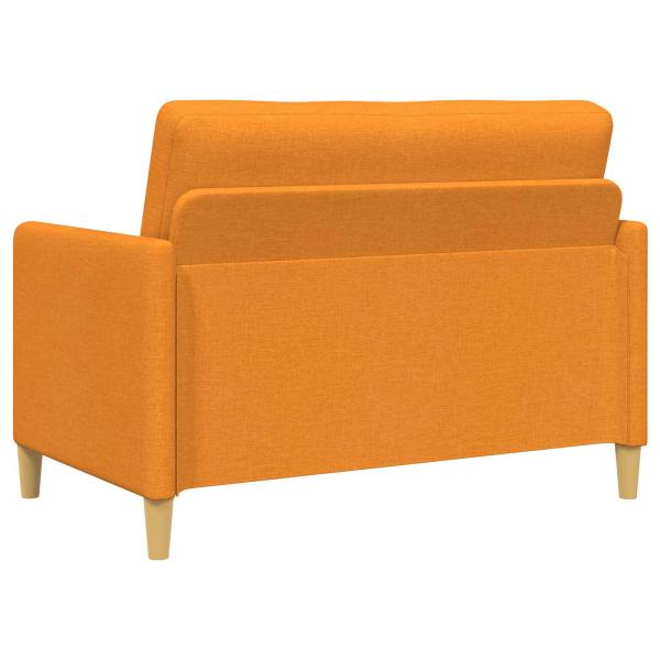 Sofa mit Stauraum Dunkelgelb 122 x 78 x 87 cm Polyester