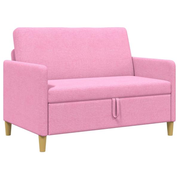 Sofa mit Stauraum Rosa 122 x 78 x 87 cm Polyester