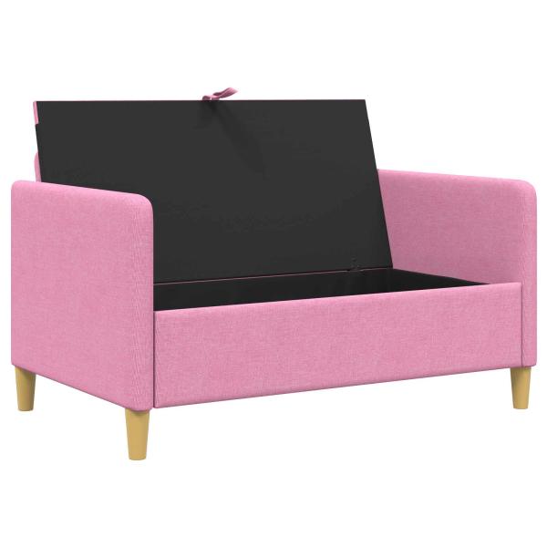 Sofa mit Stauraum Rosa 122 x 78 x 87 cm Polyester
