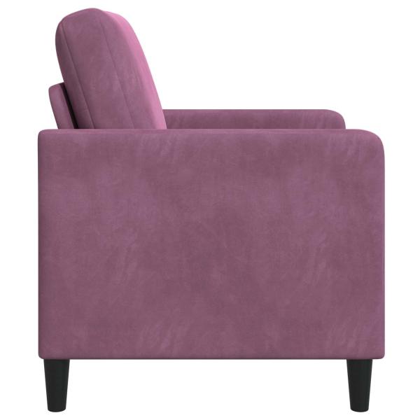 Sofa mit Stauraum Lila 122 x 78 x 87 cm Polyester