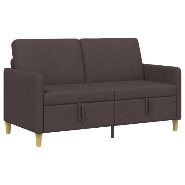 Sofa mit Stauraum Dunkelbraun 152 x 78 x 87 cm Polyester