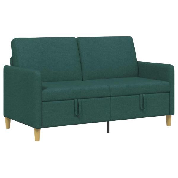 Sofa mit Stauraum Dunkelgrün 152 x 78 x 87 cm Polyester