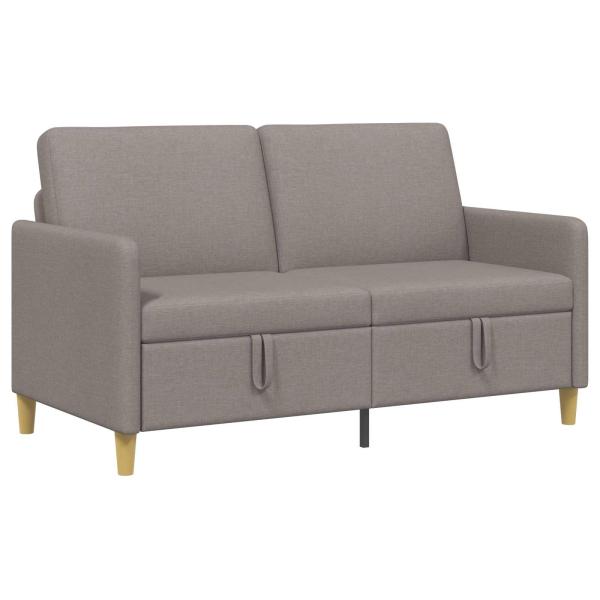 Sofa mit Stauraum Taupe 152 x 78 x 87 cm Polyester