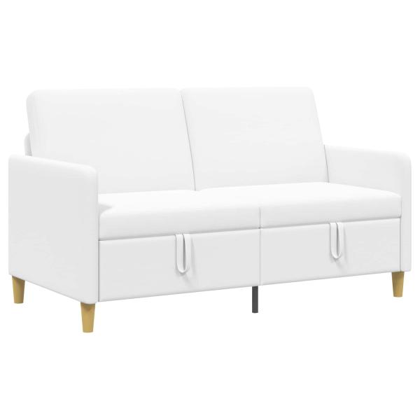 Sofa mit Stauraum Weiß 152 x 78 x 87 cm Polyester