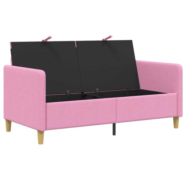 Sofa mit Stauraum Rosa 152 x 78 x 87 cm Polyester