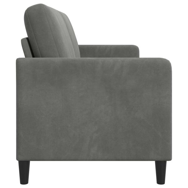 Sofa mit Stauraum Dunkelgrau 152 x 78 x 87 cm Polyester