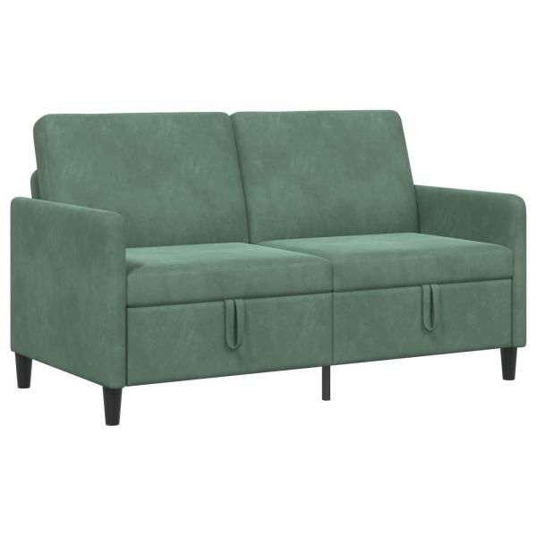 Sofa mit Stauraum Meergrün 152 x 78 x 87 cm Polyester