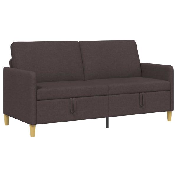 Sofa mit Stauraum Dunkelbraun 172 x 78 x 87 cm Polyester