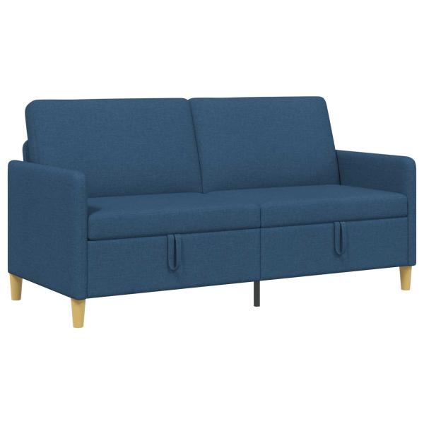Sofa mit Stauraum Blau 172 x 78 x 87 cm Polyester