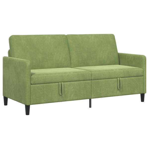 Sofa mit Stauraum Hellgrün 172 x 78 x 87 cm Polyester
