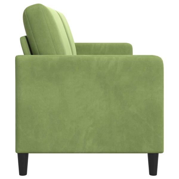 Sofa mit Stauraum Hellgrün 172 x 78 x 87 cm Polyester