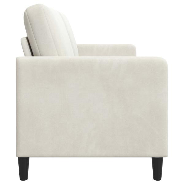 Sofa mit Stauraum Creme 172 x 78 x 87 cm Polyester