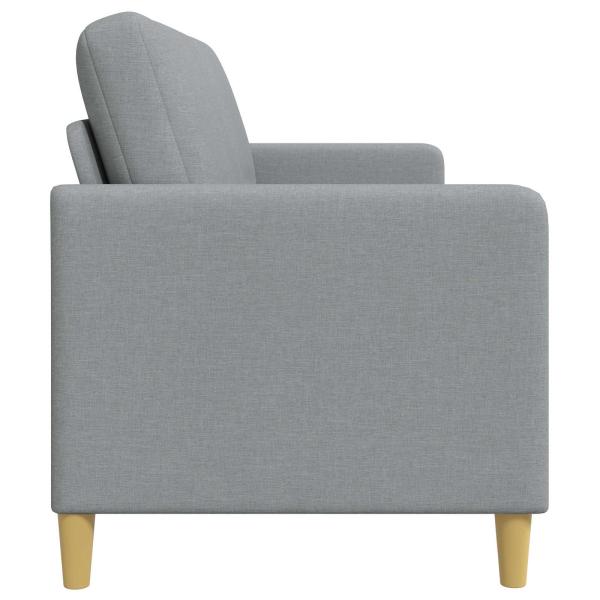 Sofa mit Stauraum Hellgrau 192 x 78 x 87 cm Polyester