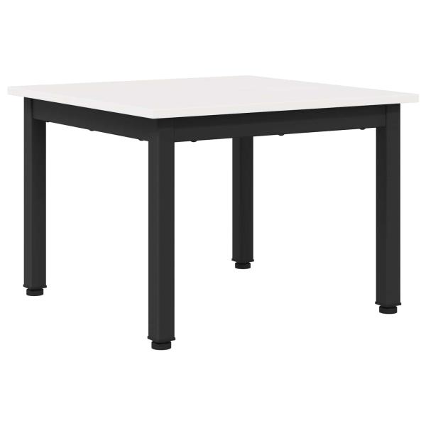 Couchtisch Weiß 50 x 50 x 36 cm Massives Kiefernholz