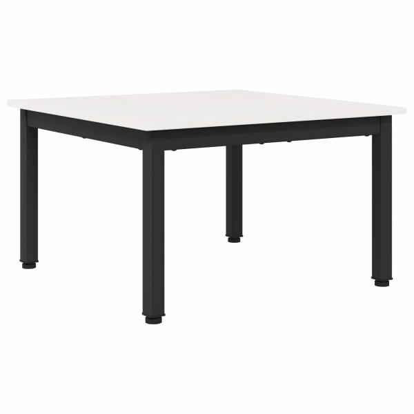 Couchtisch Weiß 60 x 60 x 36 cm Massives Kiefernholz