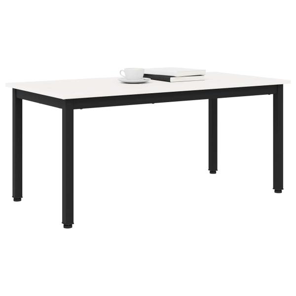 Couchtisch Weiß 100 x 50 x 45 cm Massives Kiefernholz