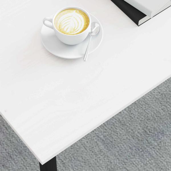 Couchtisch Weiß 100 x 50 x 45 cm Massives Kiefernholz