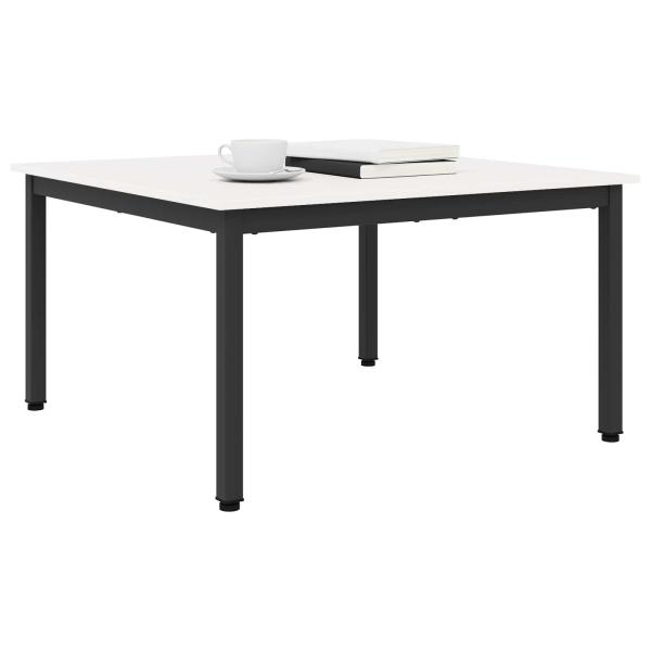 Couchtisch Weiß 80 x 80 x 45 cm Massives Kiefernholz