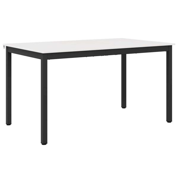 Esstisch Weiß 150 x 90 x 75 cm Massives Kiefernholz