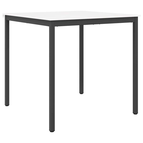 Bartisch Weiß 110 x 110 x 105 cm Massives Kiefernholz