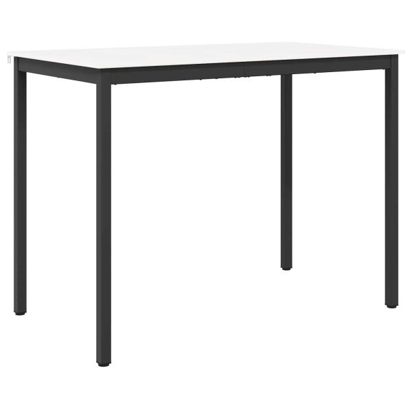 Bartisch Weiß 140 x 80 x 105 cm Massives Kiefernholz
