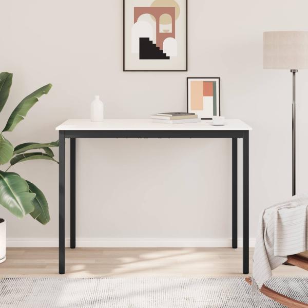 Bartisch Weiß 140 x 80 x 105 cm Massives Kiefernholz