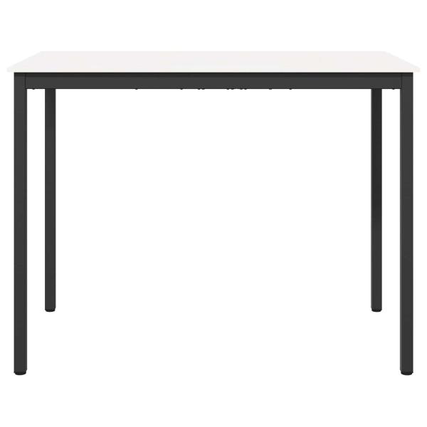 Bartisch Weiß 140 x 80 x 105 cm Massives Kiefernholz