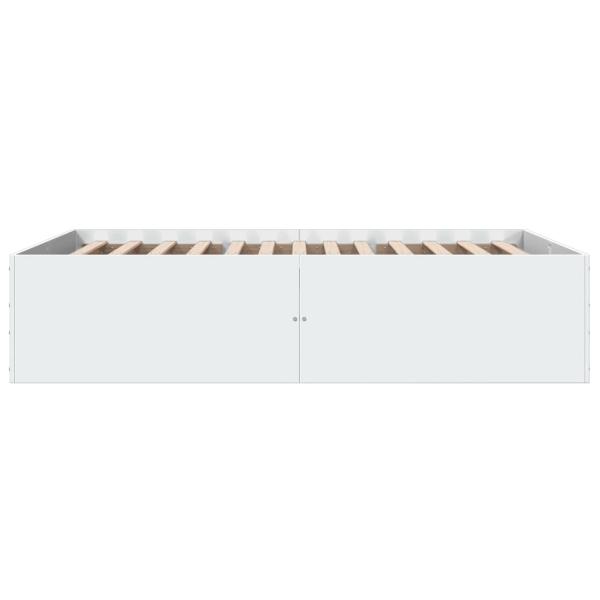 Bettgestell Weiß 120x190 cm Holzwerkstoff