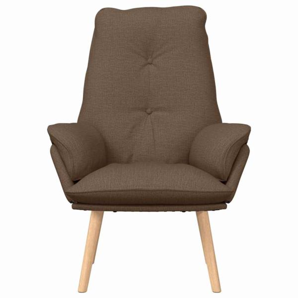 Sessel Braun 69 x 74 x 93 cm Polyester und Sperrholz