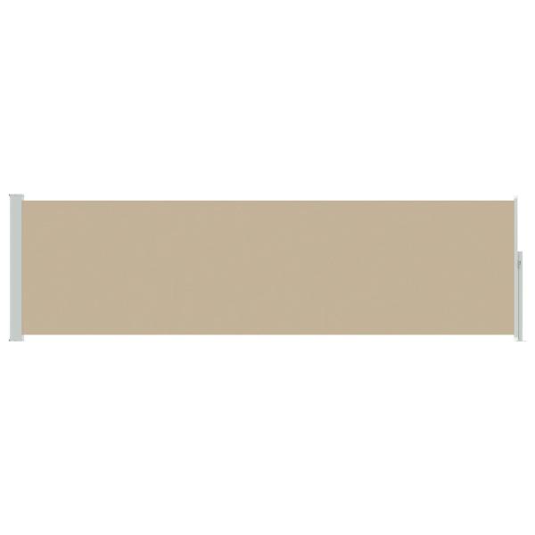 Ausziehbare Seitenmarkise Rechteckig 117 x 500 cm Polyester