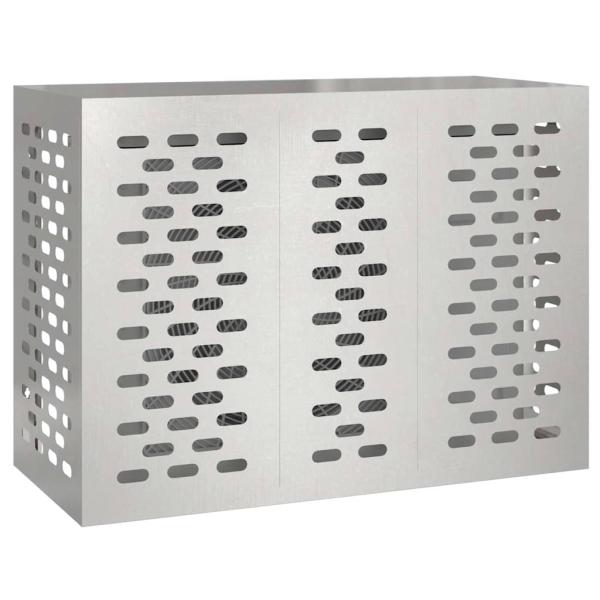 Klimaanlagenabdeckung Silber 110 x 50 x 80 cm Verzinkter Stahl