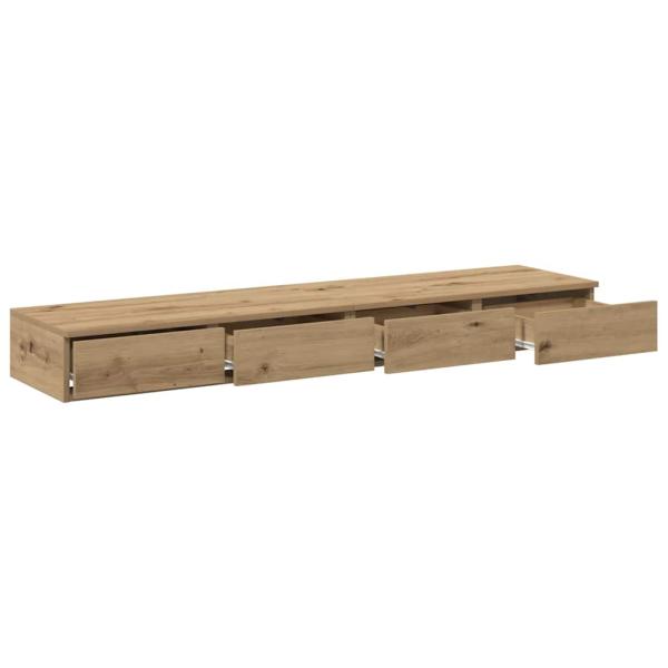 Bettschubladen Artisan-Eiche 135 x 36,5 x 16,5 cm Holzwerkstoff