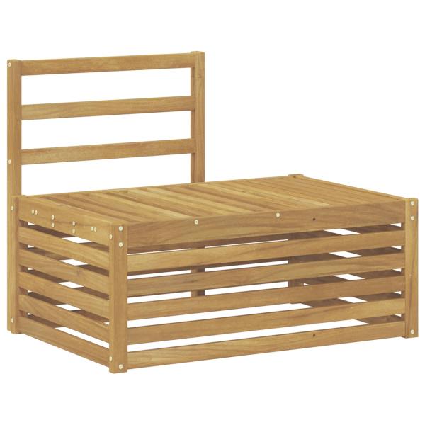 Outdoor-Sofagarnitur Weiß 91 x 63 x 73 cm Massivholz Akazie