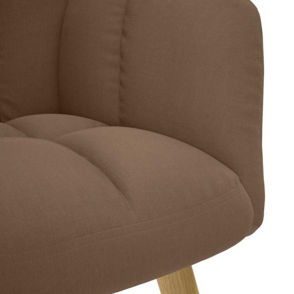 Relaxsessel Stoff Braun