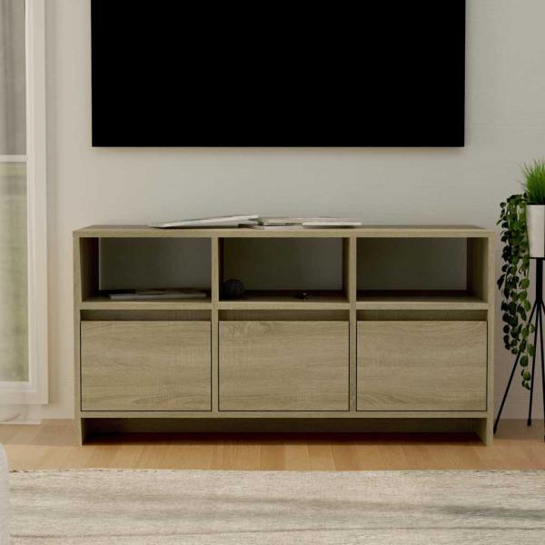 ARDEBO.de - TV-Schrank Sonoma-Eiche 102x37,5x52,5 cm Holzwerkstoff