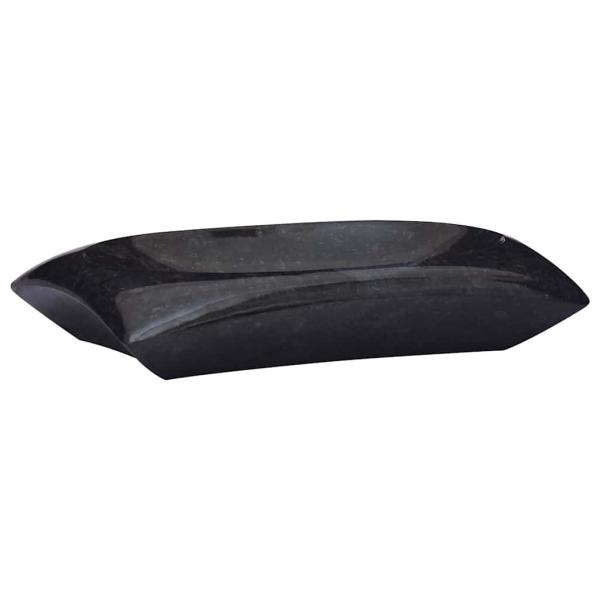 Waschbecken Schwarz 50x35x10 cm Marmor