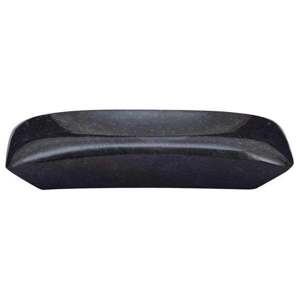 Waschbecken Schwarz 50x35x10 cm Marmor