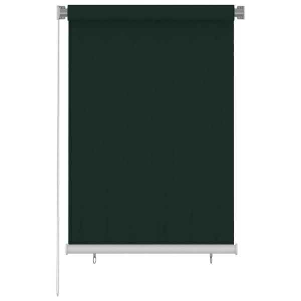 ARDEBO.de - Außenrollo 105 (B)x140 (H) cm Dunkelgrün HDPE