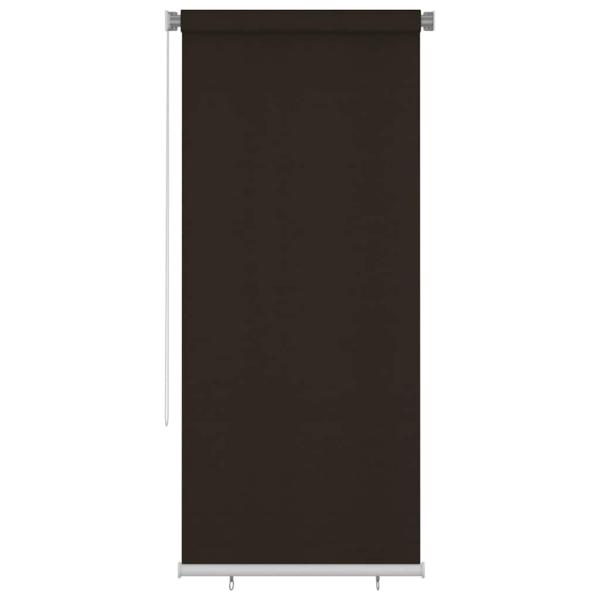 ARDEBO.de - Außenrollo 105 (B) x 230 (H) cm Braun HDPE