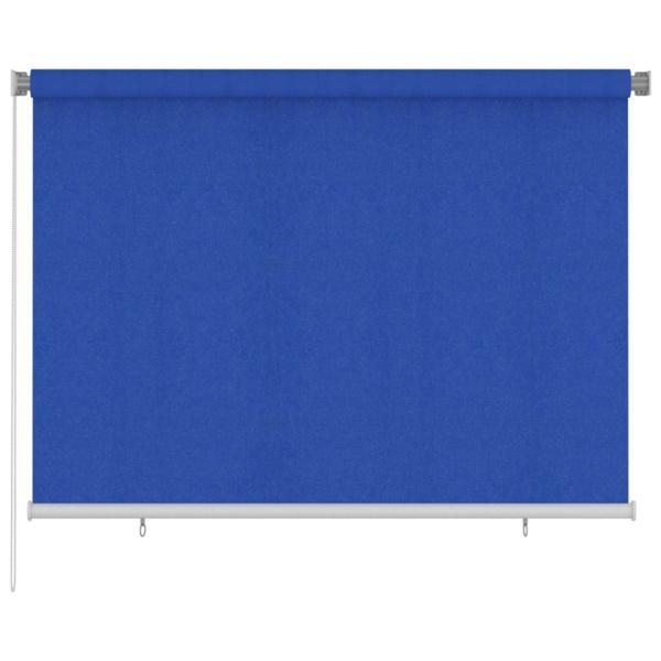 ARDEBO.de - Außenrollo 205 (B)x140 (H) cm Blau HDPE