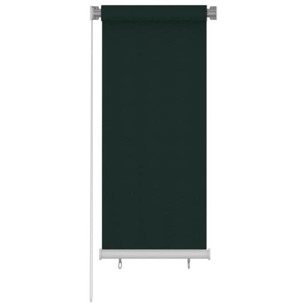 ARDEBO.de - Außenrollo 65 (B) x 140 (H) cm Dunkelgrün HDPE