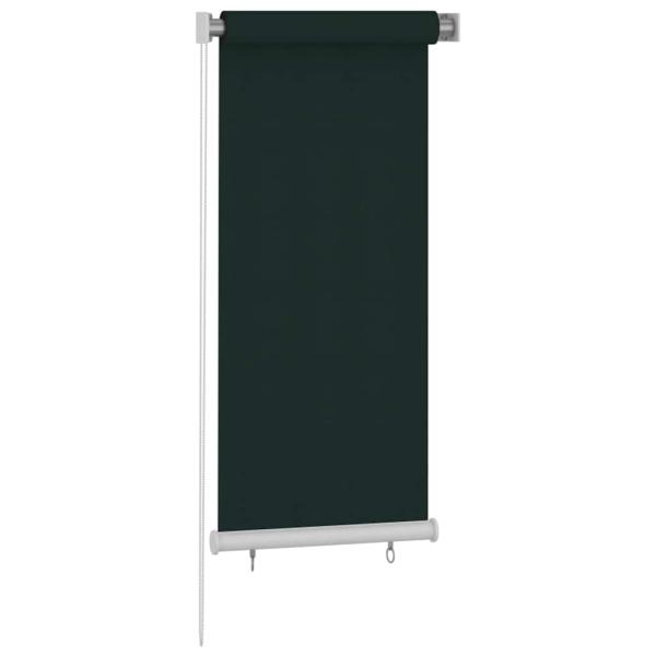 Außenrollo 65 (B) x 140 (H) cm Dunkelgrün HDPE