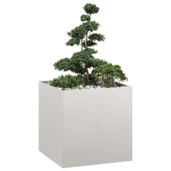 ARDEBO.de - Pflanzkübel 80x80x80 cm Edelstahl