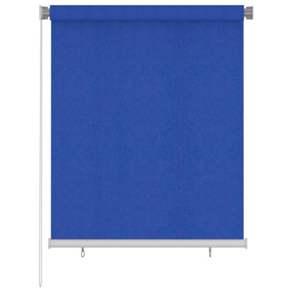 ARDEBO.de - Außenrollo 125 (B)x140 (H) cm Blau HDPE