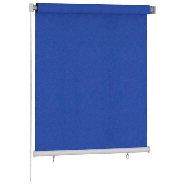Außenrollo 125 (B)x140 (H) cm Blau HDPE