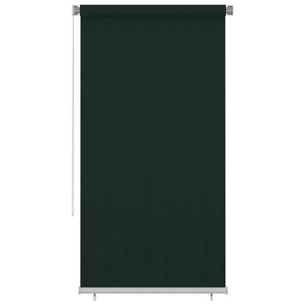 ARDEBO.de - Außenrollo 125 (B)x230 (H) cm Dunkelgrün HDPE