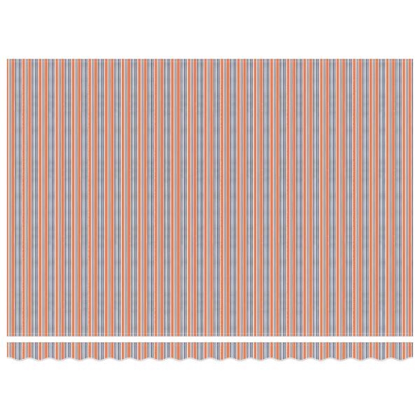 Ersatzstoff für Markise Mehrfarbig 600x350 cm Polyester