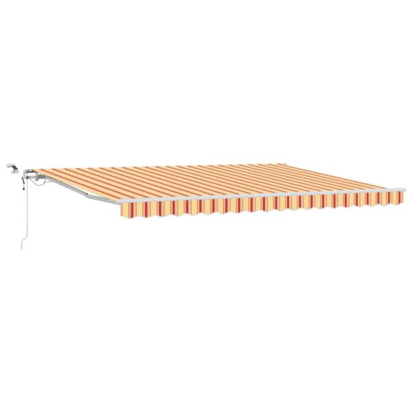 ARDEBO.de - Markisenstoff Gelb und Orange 450 x 350 cm Polyester