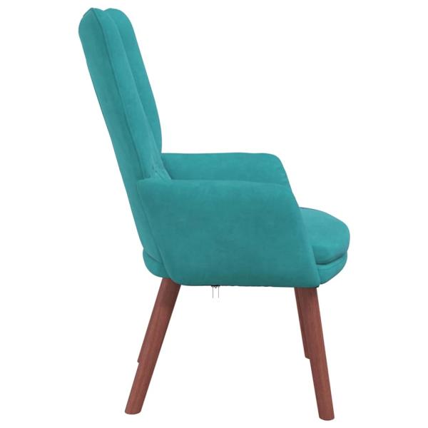 Sessel Türkis 63 x 67 x 94 cm Samt